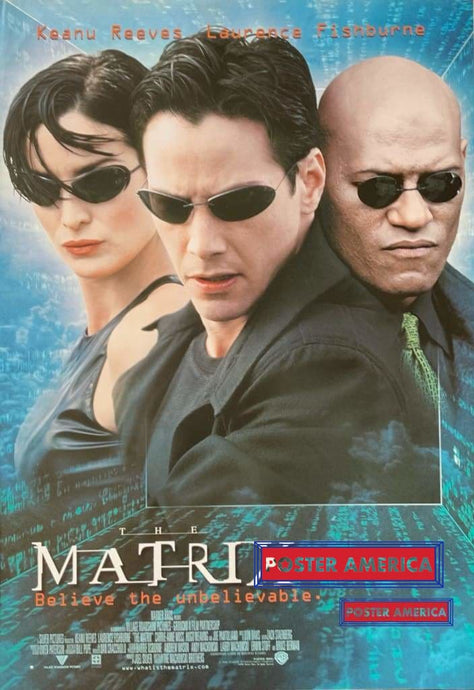 The Matrix Believe The Unbelievable 90S Reproduction Poster 27 X 38.5