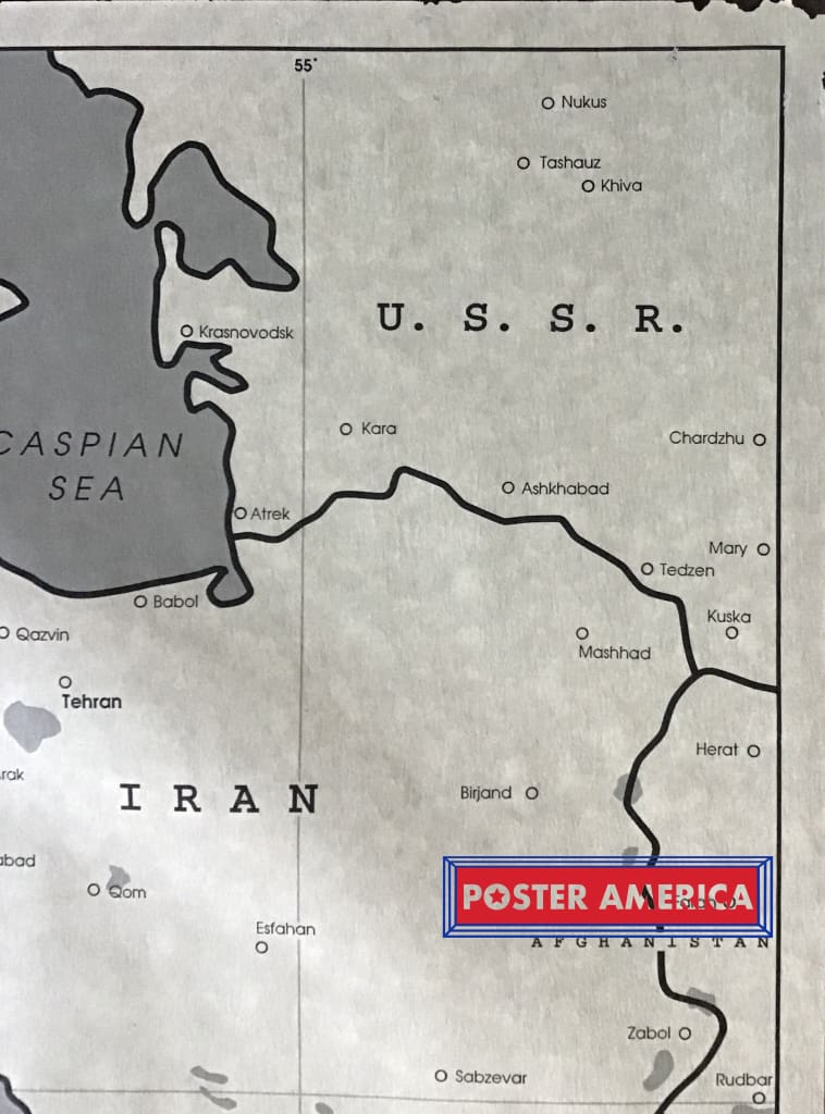 Load image into Gallery viewer, The Middle East Map With Legend Poster 22 X 35
