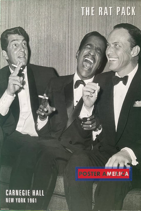 The Rat Pack Carnegie Hall New York 1961 U.k. Import Poster 24 X 36