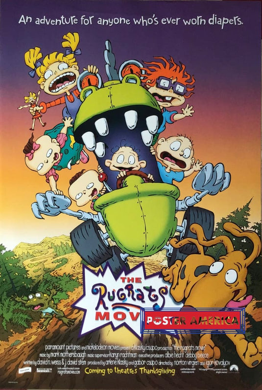 The Rugrats Movie Double Sided One-Sheet Poster 27 X 40 Posters Prints & Visual Artwork