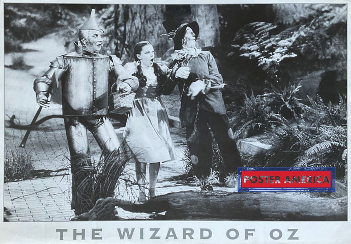 The Wizard Of Oz Black & White Vintage 1995 Poster 24 X 34