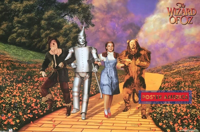 The Wizard Of Oz Out Print Rare 1996 Poster 24 X 36