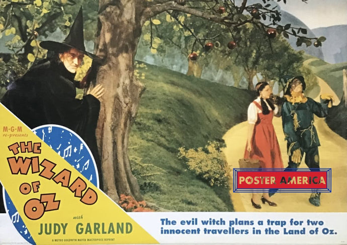 The Wizard Of Oz With Judy Garland Reproduction Promotional Movie Poster 24X34