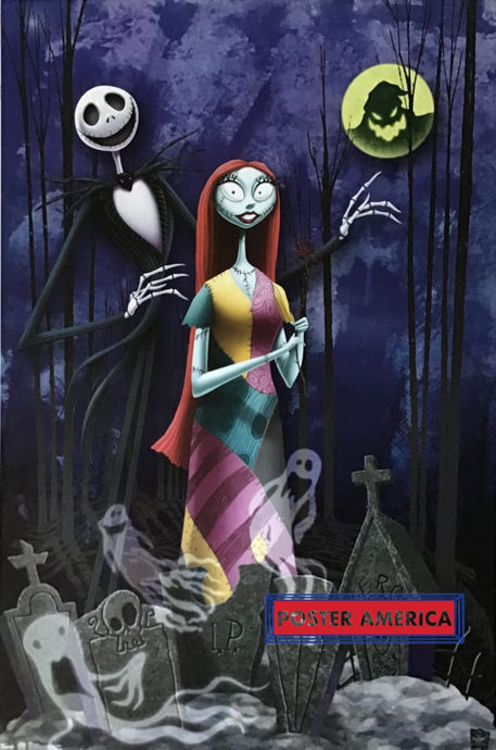 Disney Tim Burtons The Nightmare Before Christmas Poster 22.5 X 34