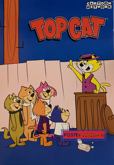 Top Cat Cartoon Network Rare Vintage Poster 24 X 34 Vintage Poster