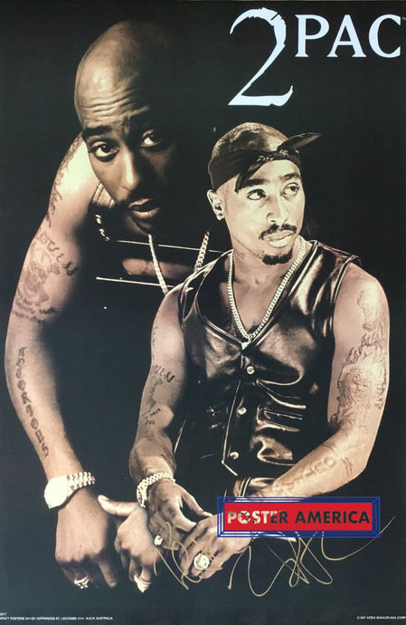 Tupac Shakur 2 Pac Vintage Poster 23 X 35 Posters Prints & Visual Artwork