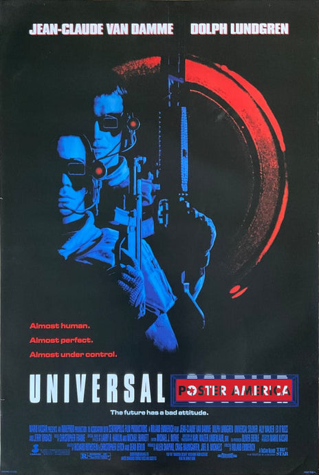 Universal Soldier Vintage 1992 One-Sheet Movie Poster 26.75 X 39.75