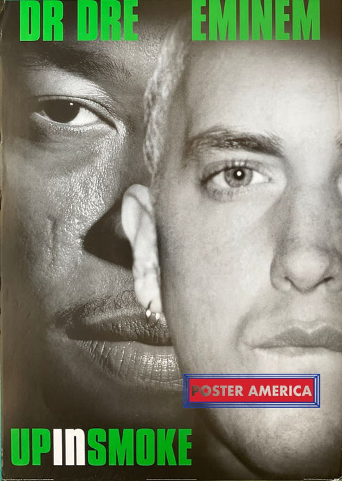 Up In Smoke Eminem & Dr. Dre Vintage 2000 Rap Music Poster 24 X 34