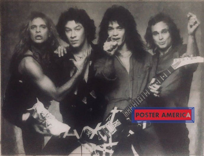 Van Halen Band Photo Poster 1980 19 X 25