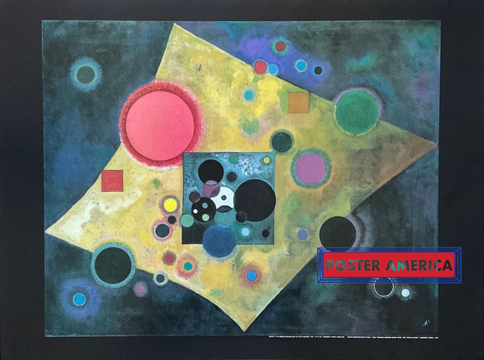 Vassily Kandinsky Accent En Rose 1926 Vintage 1993 Fine Art Print 24 X 31.5