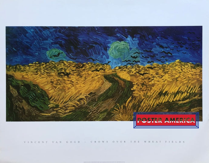 Vincent Van Gogh Crows Over The Wheat Fields Art Print 22 X 28 Posters Prints & Visual Artwork