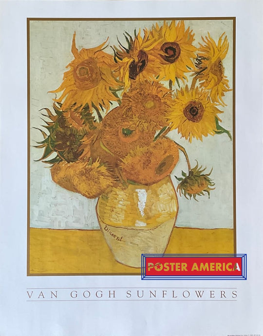 Xxx - Vincent Van Gogh Sunflowers Vintage Art Print 22 X 28 Posters Prints & Visual Artwork