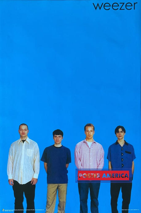 Weezer Blue Album Cover 2021 Poster 24 X 36