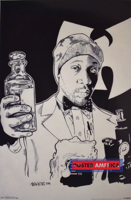 Wu Tang Clan Illustrated Rza Poster 22 X 34