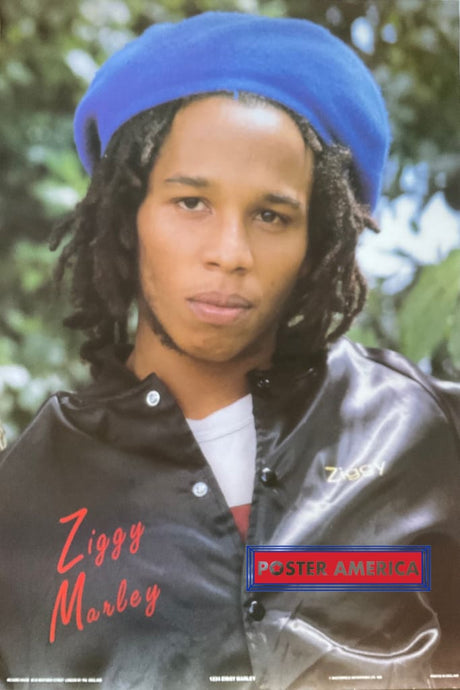 Ziggy Marley Portrait Shot Vintage 1988 23.5 X 34.5 Poster Vintage Poster